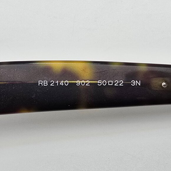 Ray-Ban RB2140 902 Wayfarer Tortoise Frame G-15 Green Glass Lens Sunglasses 50mm - Picture 7 of 13